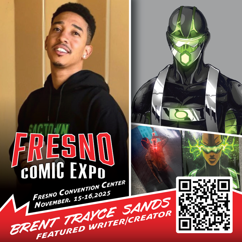Fresno Comic Expo 2025 Brent Trayce Sands Impound Comics, Social Influencer, Fresno CA 93703